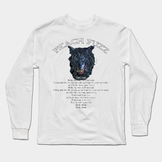 Peach Fuzz song Lyrics. Creep movie Long Sleeve T-Shirt by HeardUWereDead